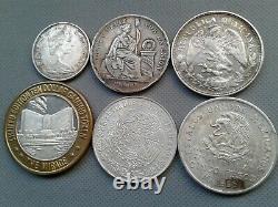 SILVER COIN LOTS SOME OLD WORLD COINS 1870! To 1980! 6 SILVER COLLECTIBLES