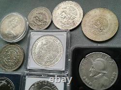 SILVER COIN LOTS SOME OLD WORLD COINS 1931! To 1986! 9 SILVER COLLECTIBLES