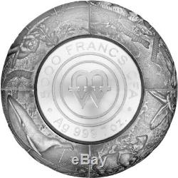 S. O. S. To the World Endangered Animal Species Silver Coin Cameroon 2017