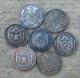 Set 7 Coin Romania 5 Lei 1883 1882 1881 1879 1884 1885 1901