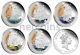 Ships That Changed The World 2011-2012 Tuvalu $1 Pure Silver Coins Full Set Of 5