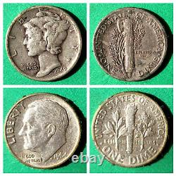 Silver Coin Lot 1890-O Morgan Strike Error Walking Liberty Full Band 1923 Peace