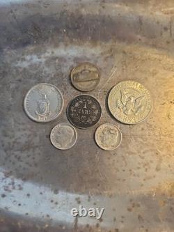 Silver Coin Lot 3 Rares 3 Commons + Bonus coins