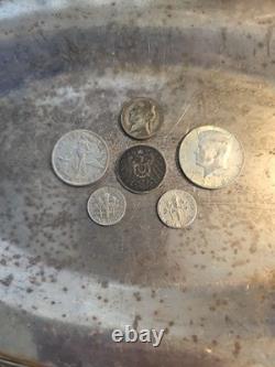 Silver Coin Lot 3 Rares 3 Commons + Bonus coins