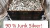Silver Collection 90 Junk Silver Coins Dimes Quarters Half Dollars Coin Roll Hunting
