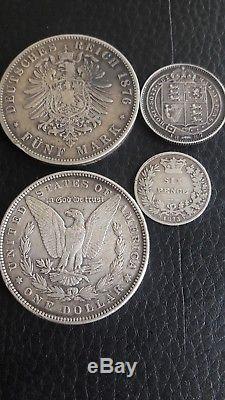 Silver World Coin lot (4 Coins)