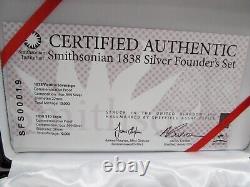 Smithsonian 1838.999 Silver Founder's Set $10 Eagle Victoria Sovereign AL934