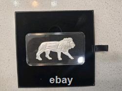 Solomon Islands 2021 PAMP Animals of Africa Lion 1oz. 999 Silver Coin
