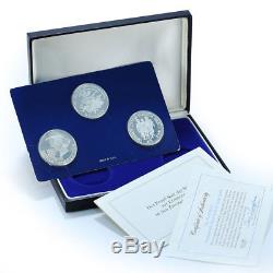 Solomon, Pilipinas, Guinea set of 3 coins World War II 1982