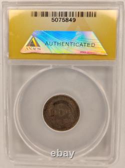 South Africa 1896 Silver 6Pence MS63 ANACS Rare HighGrade Kreuger Silver Coin 2B