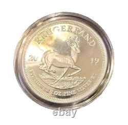 South Africa 2017 Krugerrand 1 Oz Silver Proof Coin GEM +BOX & COA