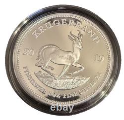 South Africa 2017 Krugerrand 1 Oz Silver Proof Coin GEM +BOX & COA