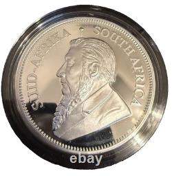 South Africa 2017 Krugerrand 1 Oz Silver Proof Coin GEM +BOX & COA