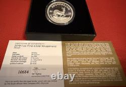 South Africa 2017 Krugerrand 1 Oz Silver Proof Coin GEM +BOX & COA