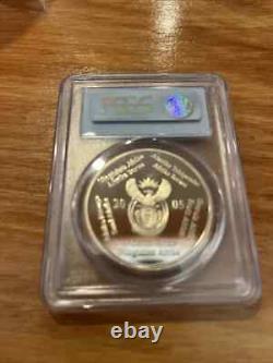 South Africa 2 rand Football World Cup in Germany 1oz + silver PCGS PR 69