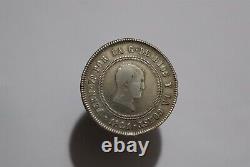 Spain 10 Reales 1821 Silver Sharp Details B53 #z8142