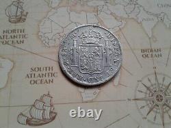 Spanish Colonial 8 Reales Silver 1796 CAROLUS IIII