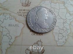 Spanish Colonial Bolivia 1825 JL-Potosi Silver 8 Reales