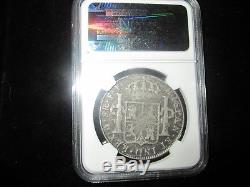 Spanish SILVER 8 Reale El Cazador Shipwreck coin that changed the World NGC