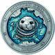 Spotted Seal Underwater World 3 Oz Antique Finish Silver Coin 5$ Barbados 2020