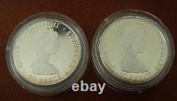 St Helena and Ascension Island 1984 50 Pence Silver 3.36oz ASW Proof Piefort Set