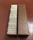 Storage Box Lot Of 90 Carded World Coins From 1940's To 1980's Silver Observed
