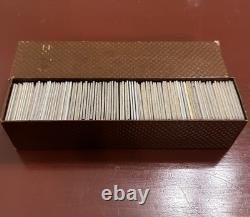 Storage Box Lot Of 90 Carded World Coins From 1940's To 1980's Silver Observed