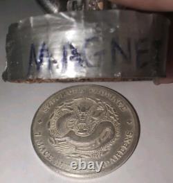 Szechuen 7 Mace 2 Candareens Silver Dollar Coin #9872