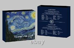 THE STARRY NIGHT TREASURES PAINTING 2020 1 oz $1 Pure Silver Coin NIUE
