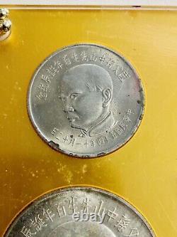 Taiwan 1965 Silver Sun Yat Sen 4 Coin Set