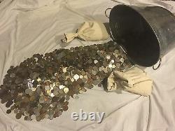 Ten 10 Full Lb Pounds Foreign Coins? Unsearched World Money Lot Silver