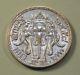 Thailand 1 Baht 1915 Silver World Coin King Rama Vi Thai Elephant High Grade