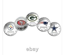 The Complete NFL Legal Tender Silver Dollar Collection/FREE NEXT DAY AIR