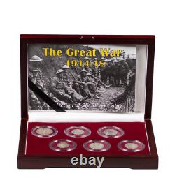 The Great War 6 Silver Coin Centennial Collection