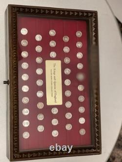 The Kings and Queens Of England Silver Mini Coin Collection