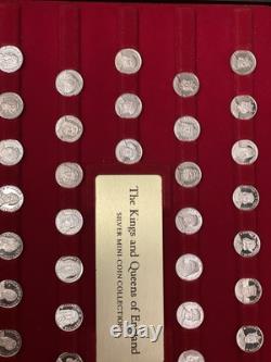 The Kings and Queens Of England Silver Mini Coin Collection