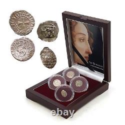 The Renaissance 4 Silver Medieval Coins Venice, Poland, Russia 1450 1650