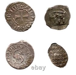 The Renaissance 4 Silver Medieval Coins Venice, Poland, Russia 1450 1650