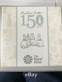 The Wonderful World Of Beatrix Potter 2016 UK Silver Proof Coin