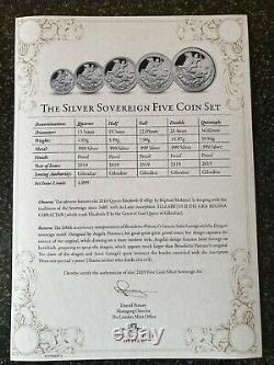 The World First Silver Sovereign Five Coin Set 2019