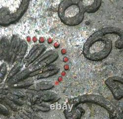 Top Grade British India Victoria Silver Rupee 1862 Possibly 0/11 Dots HV23