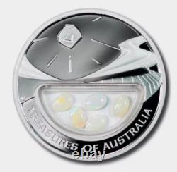 Treasures of Australia 2008 Silver Proof 1-Ounce Coin with Opals