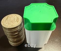 Tube of 25 Mexico's Last Silver Coin The 1957-1967 Un Peso 10% Silver