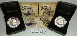 Tuvalu 1$ SHIPS THAT CHANGED THE WORLD 5 x 1 oz Silver Coin Set 2011-2012