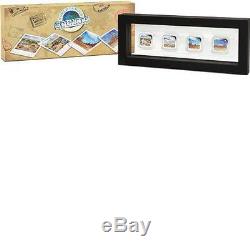 Tuvalu 2013 $1 World Famous Squares 4x1 Oz Silver Proof Coin Set