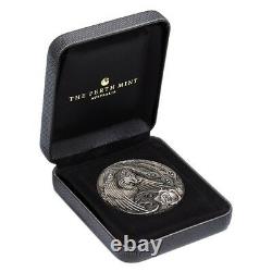 Tuvalu 2018 Phoenix Chinese Mythical Creatures $2 2 Oz Silver Antiqued FULL OGP