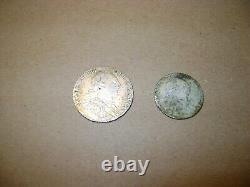 Two (2) 1787 Silver Coins. Georgivs III Dei Gratia Coins. Foreign World Coins