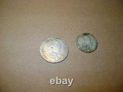 Two (2) 1787 Silver Coins. Georgivs III Dei Gratia Coins. Foreign World Coins
