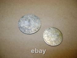 Two (2) 1787 Silver Coins. Georgivs III Dei Gratia Coins. Foreign World Coins