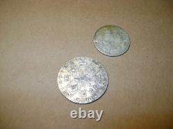 Two (2) 1787 Silver Coins. Georgivs III Dei Gratia Coins. Foreign World Coins